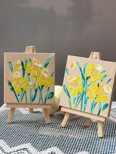 Birth Month Flower Painting- March Daffodils