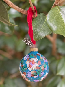 Hand Painted Ornament by Melanie - Tulips